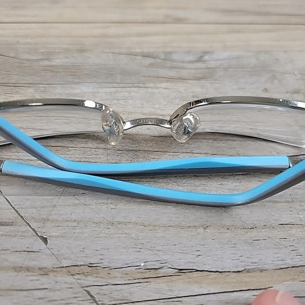Ray-Ban RB1035 4017 Eyeglasses Kids Frames‎ Only Silver Blue 47-15-125